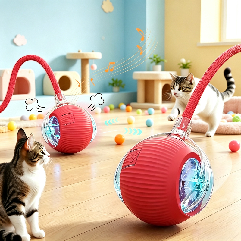 Pet Supplies First - Mainan Kucing Pintar HOT, Bola Bergulir
