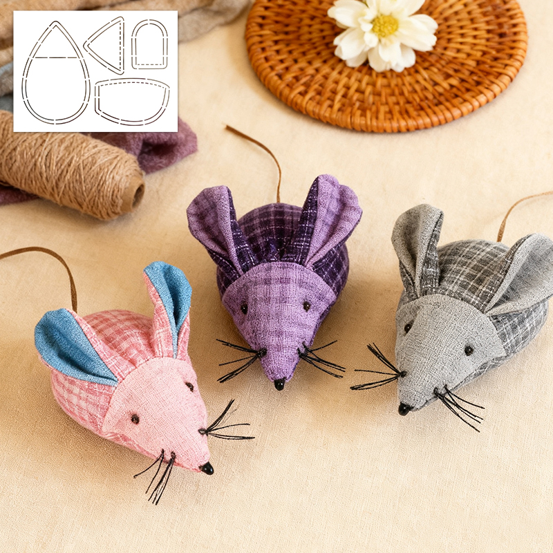 Pet Supplies Delivery - YOMDID 1pc Template Jahit Tikus Buatan