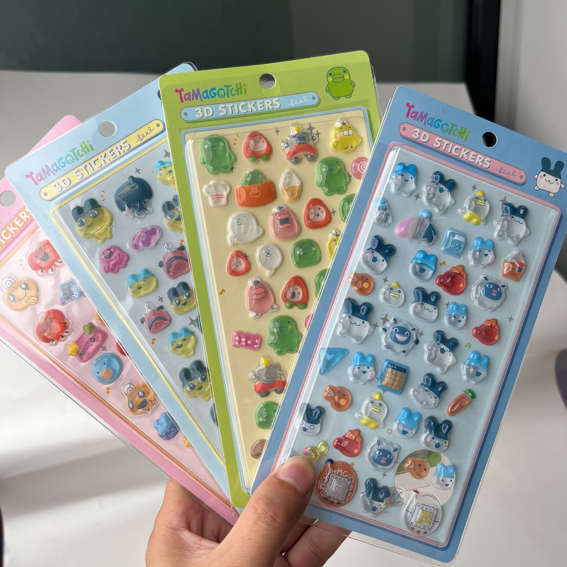 Pet Supplies Delivery - Stiker 3D Tamagotchi Lucu Retro Digital