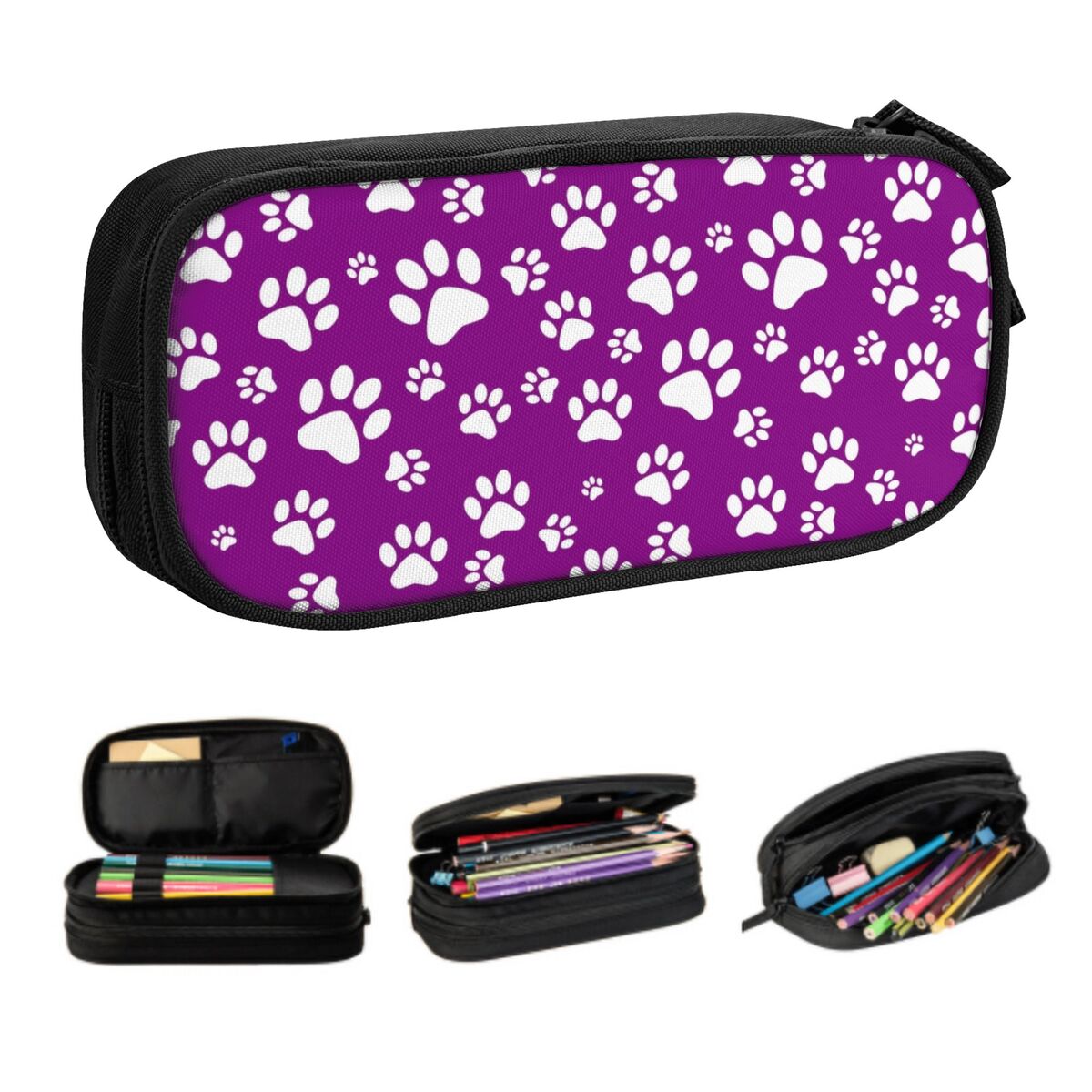 Pet X Supplies & Tack Photos - Kotak Pensil Pola Kaki Anjing Peliharaan
