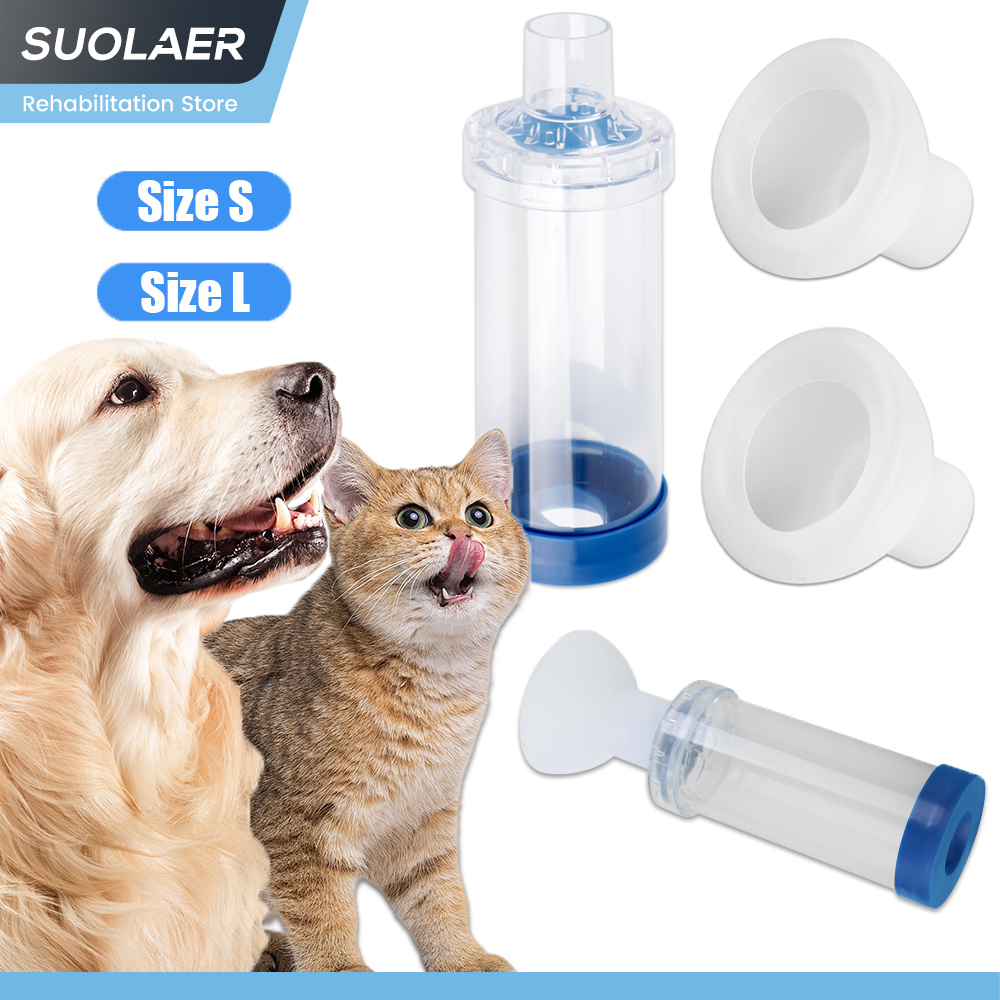 Pet Supplies Delivery - Inhaler Spacer 2 ukuran masker untuk