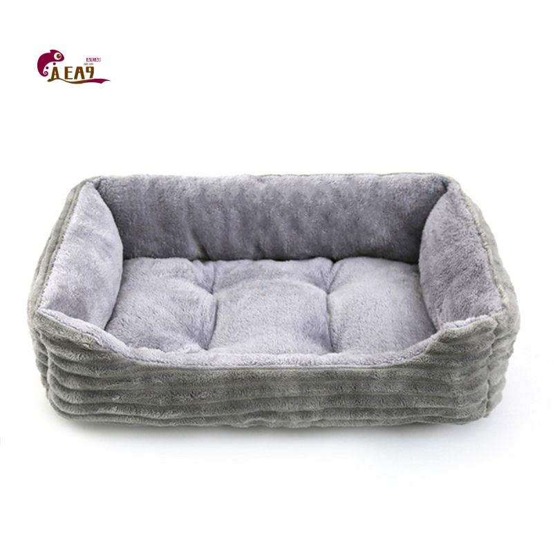 Pet X Supplies & Tack Photos - AEA9-Grey Tempat Tidur Anjing Persegi Mewah