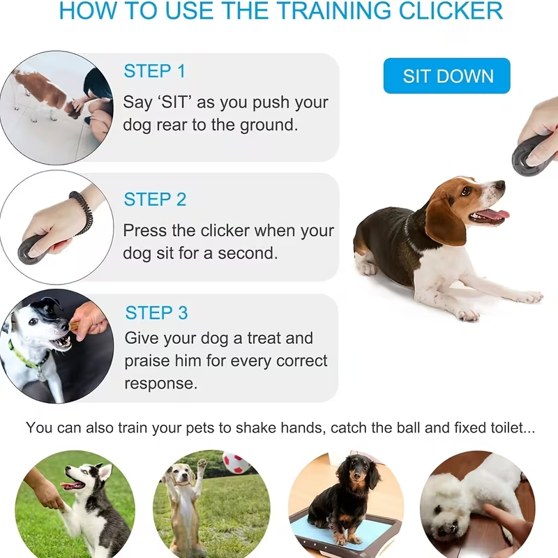 2 in 1 Alat Latih Anjing Click - Training Clicker Dog ulasan dan harga