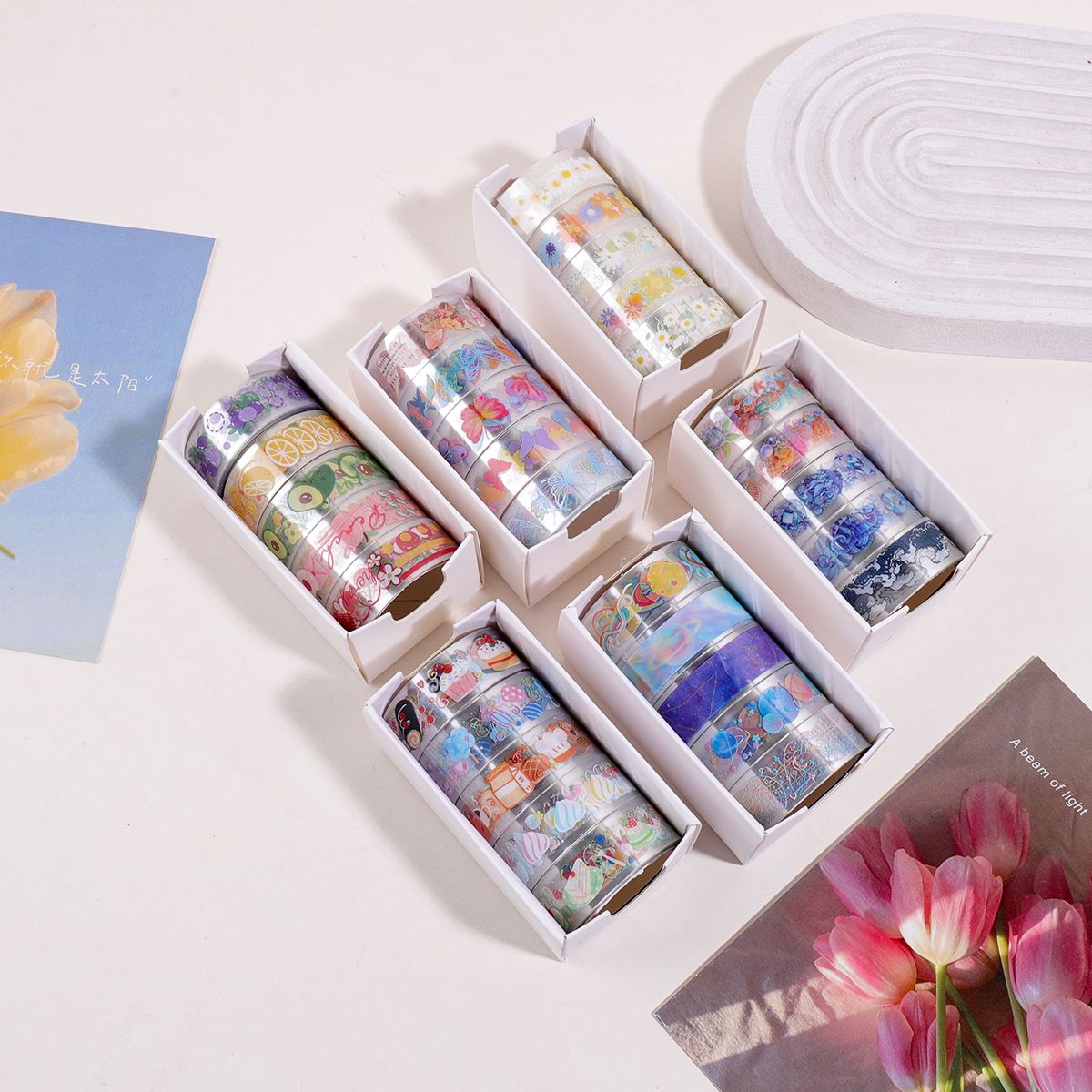 5 Gulungan Set Selotip Washi P - Pet Supplies Usa ulasan dan harga