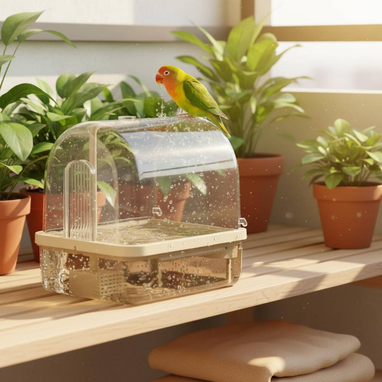 Bak Mandi Burung Otomatis Sens - Pet Supplies Usa ulasan dan harga