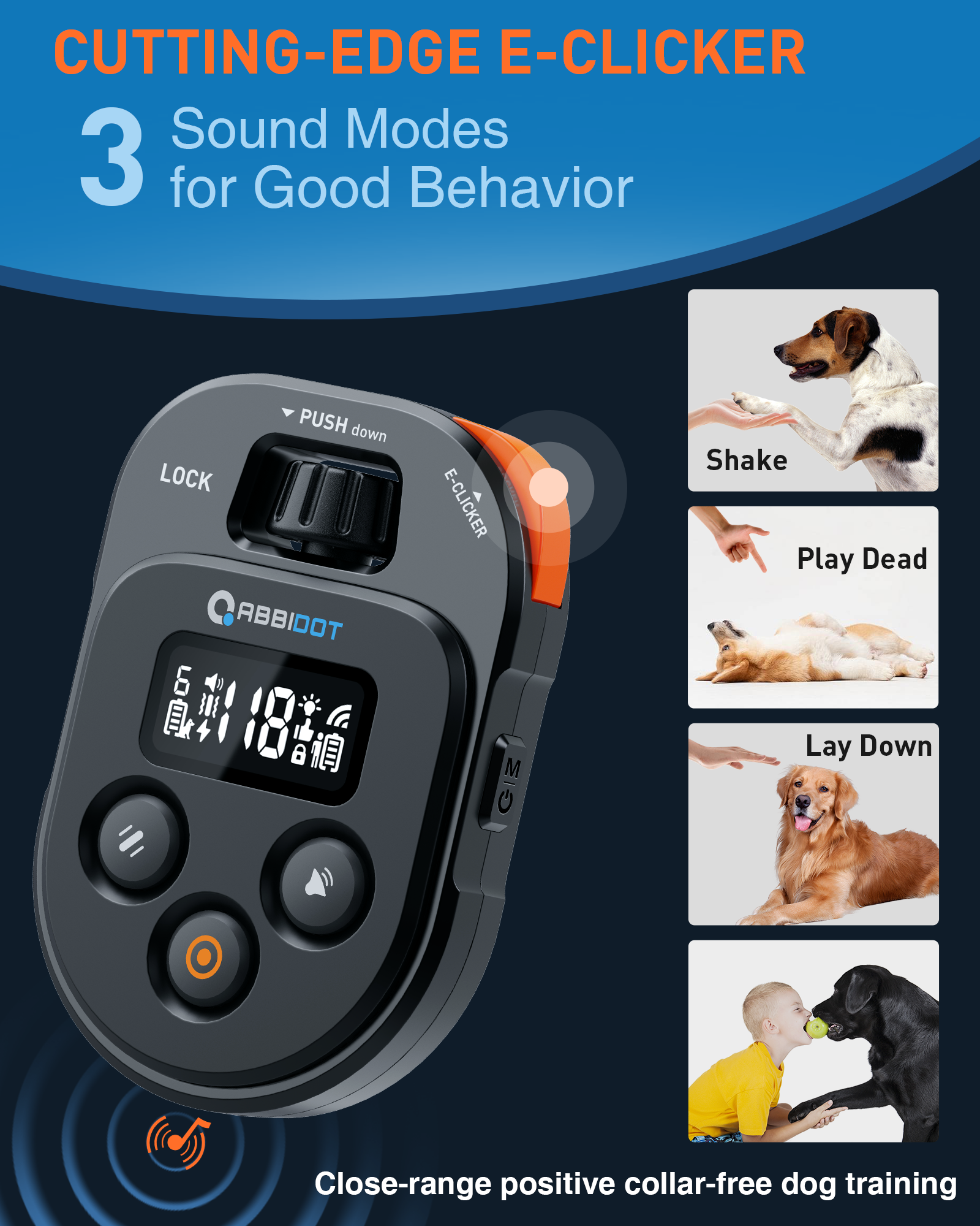 ABBIDOT T60 Kalung Pelatihan A - Training Clicker Dog ulasan dan harga